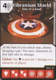 Marvel Dice Masters Avengers vs. X-Men  card 64 Vibranium Shield: One of a Kind