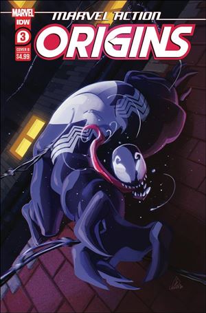 Marvel Action Origins issue 3-B Lanna Souvanny Venom Cover