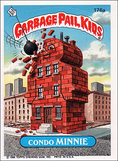 Garbage Pail Kids: Series 05 (Base Set) card 176a Condo Minnie
