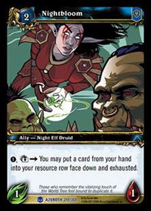World of Warcraft: Heroes of Azeroth (Base Set) card 211 Nightbloom