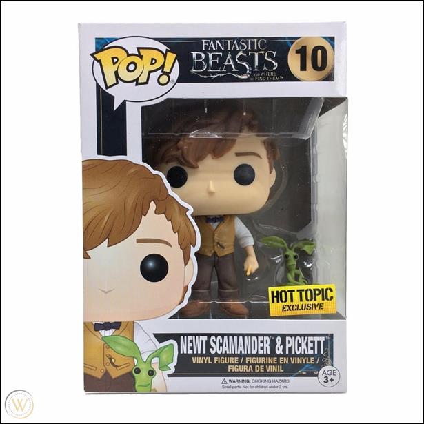 POP! Fantastic Beasts  figure 10-B Newt Scamander  & Pickett (Hot Topic Exclusive)