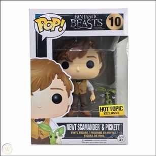 POP! Fantastic Beasts  figure 10-B Newt Scamander  & Pickett (Hot Topic Exclusive)