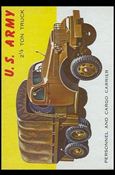 World on Wheels (Base Set) card 55 U.S. Army 2-1/2 Ton Truck