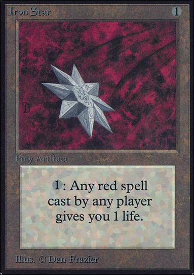 Magic the Gathering: Limited Edition Alpha (Base Set) card 251 Iron Star