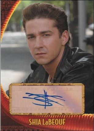 Indiana Jones and the Kingdom of the Crystal Skull (Autograph Subset) card nn10 Shia LaBeouf as Mutt Williams 1/1000