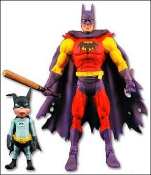 Batman Unlimited figure 5-B Planet-X Batman with Bat-Mite Loose
