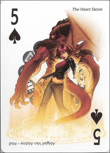 Artifacts Playing Cards (Promo) card 5 Spades The Heart Stone - Abigail Van Alstine/Mali
