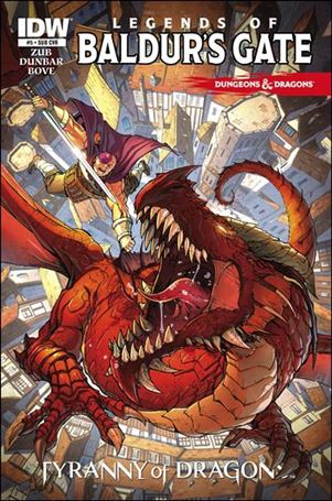 Dungeons & Dragons: Legends of Baldur's Gate issue 5-B Max Dunbar Subscription Cover