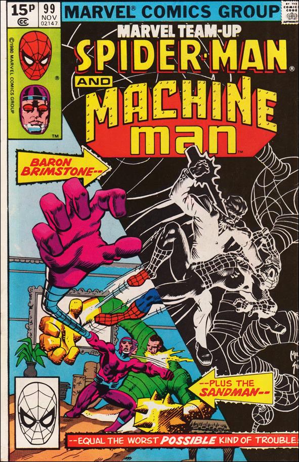 Marvel Team-Up (1972) issue 99-B UK Price Cover