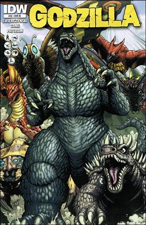 Godzilla (2012) issue 10-B Matt Frank Cover