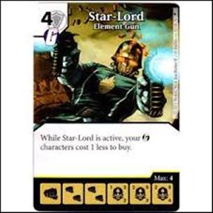 Marvel Dice Masters Age of Ultron  card 131 Star-Lord: Element Gun