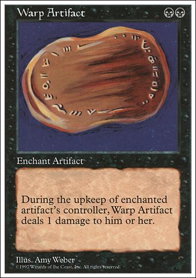 Magic the Gathering: 5th Edition (Base Set) card 203 Warp Artifact