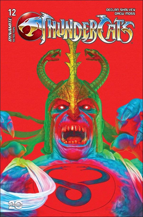 Thundercats (2024) issue 12-ZC Mark Spears 1:7 Red Snake Foil Cardstock Cover