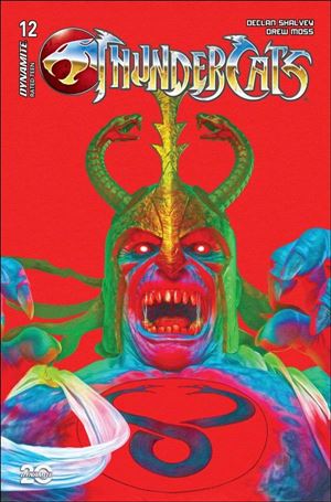 Thundercats (2024) issue 12-ZC Mark Spears 1:7 Red Snake Foil Cardstock Cover