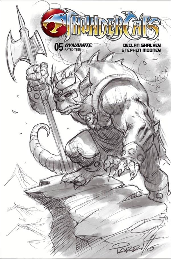 Thundercats (2024) issue 5-R Lucio Parrillo Line Art 1:20 Cover
