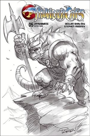 Thundercats (2024) issue 5-R Lucio Parrillo Line Art 1:20 Cover