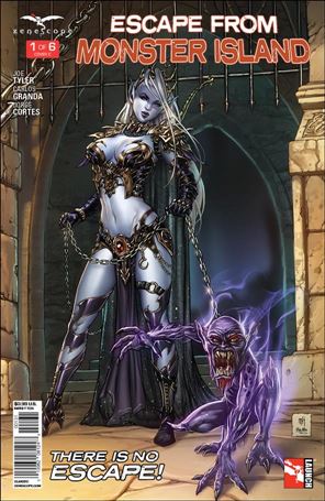 Escape from Monster Island issue 1-C Mike Krome Cover