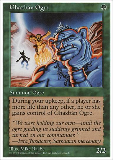 Magic the Gathering: 5th Edition (Base Set) card 298 Ghazbán Ogre