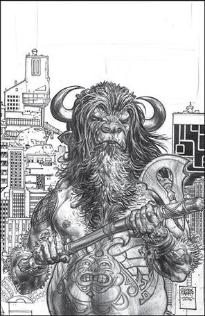 American Gods issue 1-G Glenn Fabry Forbidden Planet/Jetpack Sketch Cover
