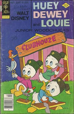 Walt Disney Huey, Dewey and Louie: Junior Woodchucks  issue 48-B 30-Cent Cover