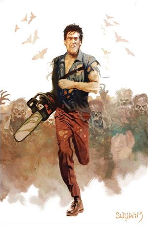 Army of Darkness Forever issue 12-G Arthur Suydam Virgin 1:20 Cardstock Cover