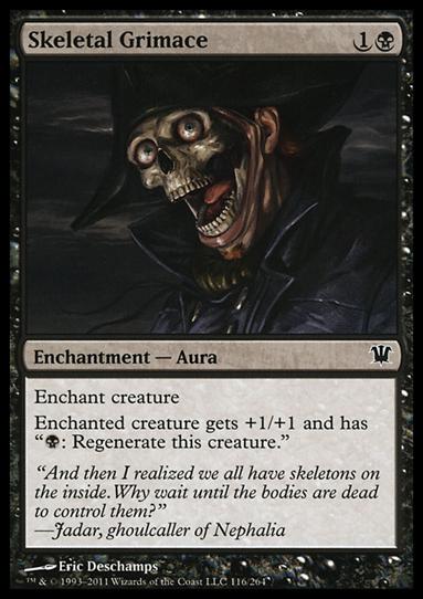 Magic the Gathering: Innistrad (Base Set) card 116 Skeletal Grimace