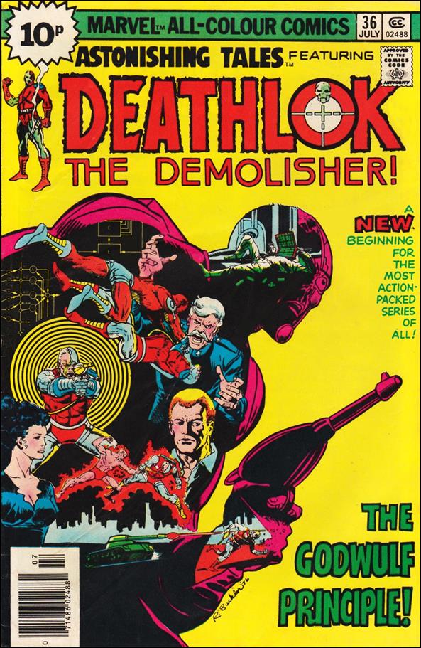 Astonishing Tales (1970) issue 36-C UK Price Cover