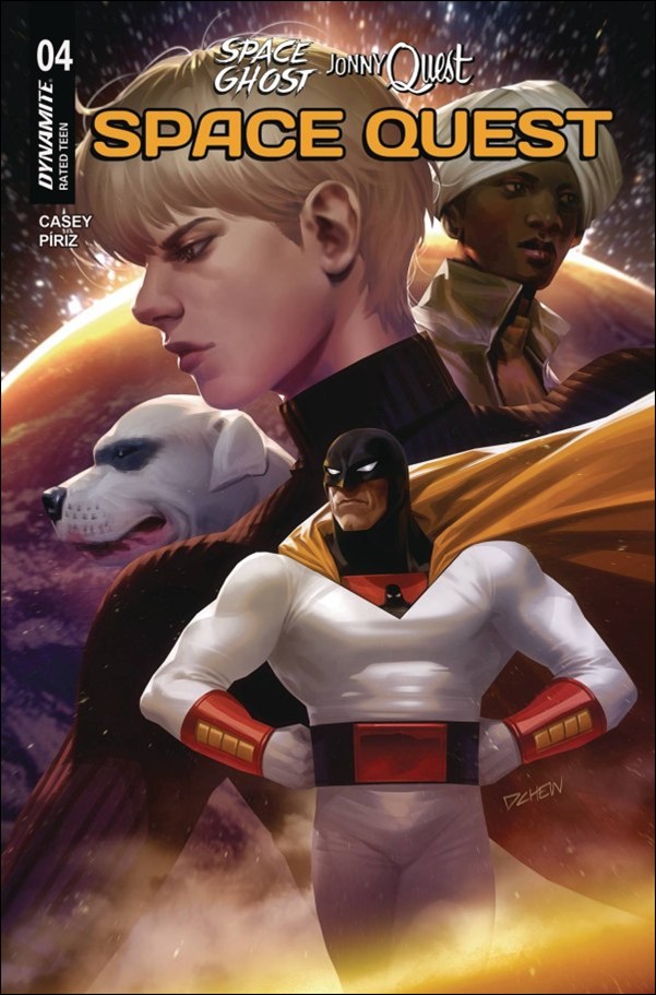 Space Ghost / Jonny Quest: Space Quest issue 4-C Derrick Chew Cover