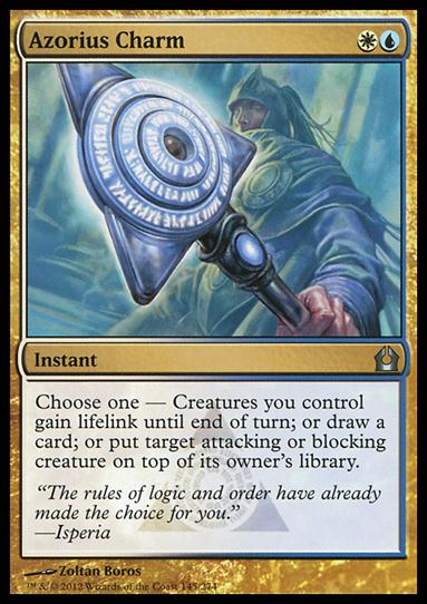 Magic the Gathering: Return to Ravnica (Base Set) card 145 Azorius Charm