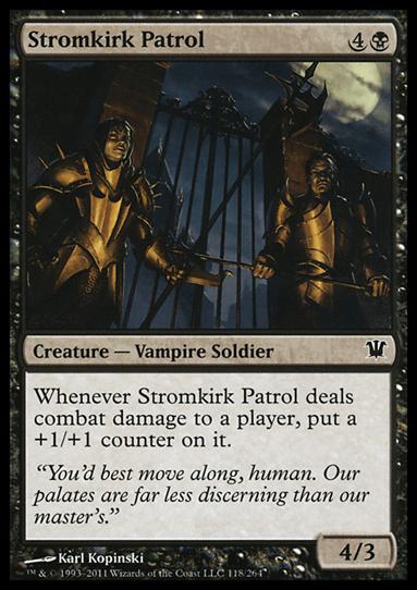Magic the Gathering: Innistrad (Base Set) card 118 Stromkirk Patrol