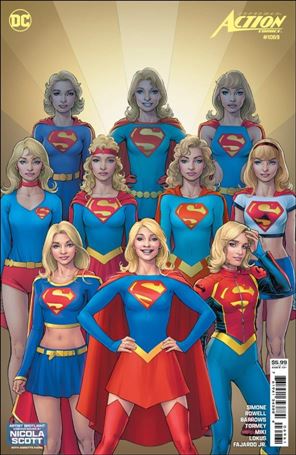 Action Comics (1938) issue 1069-D Nicola Scott Artist Spotlight Cardstock Cover