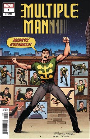 Multiple Man issue 1-C Larry Stroman 1:50 Homage Cover