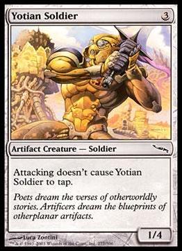 Magic the Gathering: Mirrodin (Base Set) card 277 Yotian Soldier