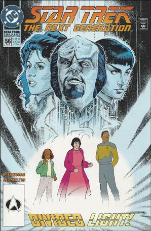 Star Trek: The Next Generation (1989) issue 56-B Star Trek Logo UPC (2nd Printing)