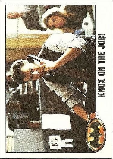 Batman: Series 1 (Base Set) card 21 Knox on the Job!