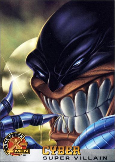 1996 Fleer X-Men Wal-Mart (Base Set) card 63 Cyber