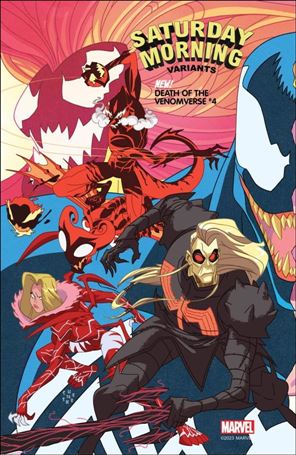 Death of the Venomverse issue 4-C Sean Galloway Saturday Morning Cover