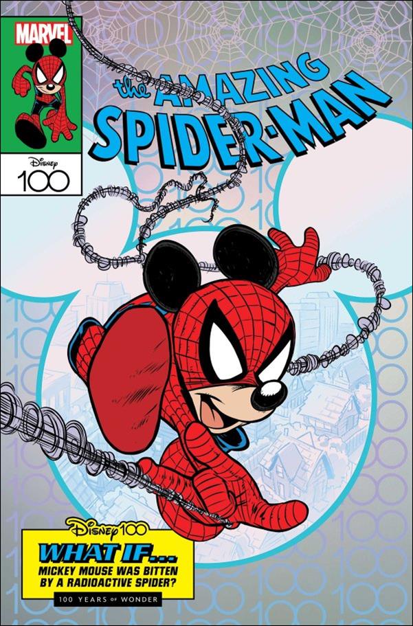 Amazing Spider-Man (2022) issue 35-C Claudio Sciarrone Disney100 Homage Cover