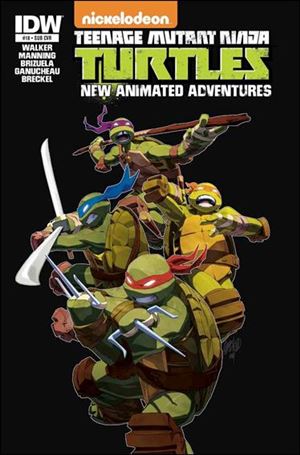 Teenage Mutant Ninja Turtles New Animated Adventures issue 18-B Jeffrey Cruz Subscription Cover