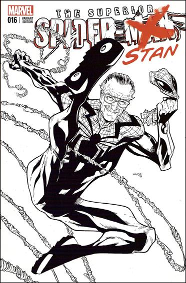 Superior Spider-Man (2013) issue 16-C Fan Expo Canada Black and White Cover