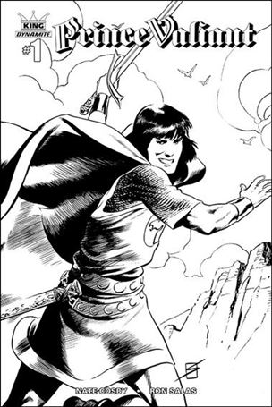 King: Prince Valiant issue 1-F Ron Salas 1:40 Black & White Cover