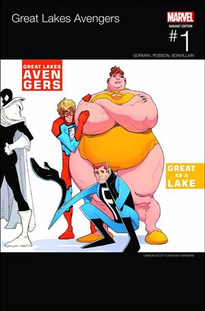 Great Lakes Avengers issue 1-C Damion Scott 
