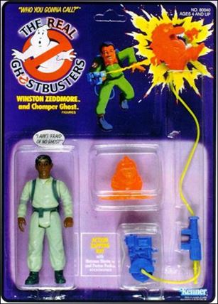 Real Ghostbusters figure 4 Winston Zeddmore and Chomper Ghost
