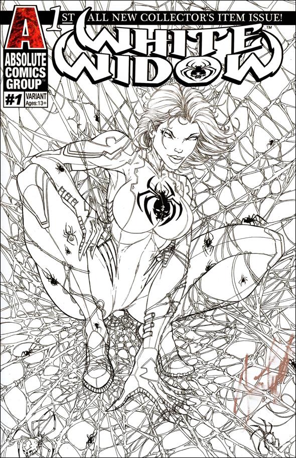 White Widow issue 1-N Homage Sketch Cover