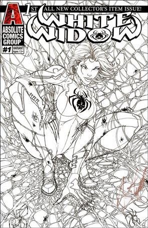 White Widow issue 1-N Homage Sketch Cover