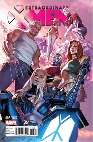 Extraordinary X-Men issue 3-B Clay Mann 1:25 Cover
