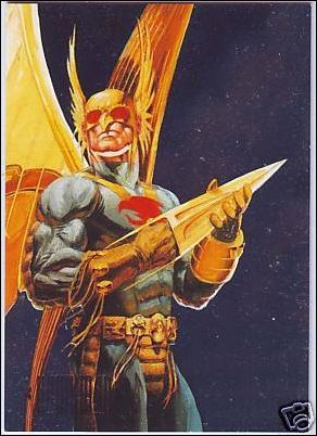 DC Master Series (Foil Subset) card 4 Hawkman