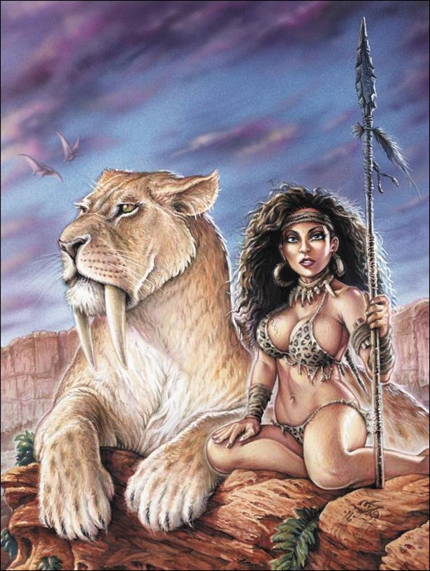 Cavewoman: Ankha's Revenge issue 1-G Greg Williams Virgin Cover, 1/550