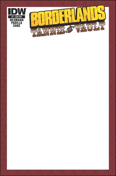 Borderlands: Tannis & the Vault issue 5-B Blank Subscription Cover