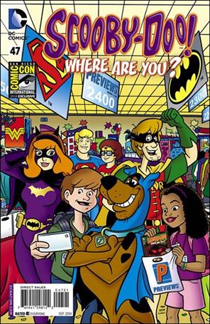 Scooby-Doo, Where Are You? (2010) issue 47-B San Diego Comic-Con / Previews Cover